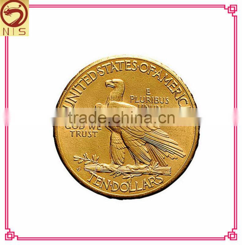 high quality fake gold coins with box