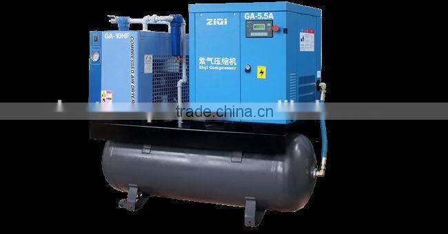 Compact Mounted Air Compressor 7.5kw 7bar Of Price