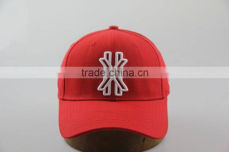 spandex wool/acrylic embroidery flex fitted cap