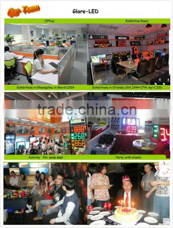 high quality digital calendar clock and temperature desktop