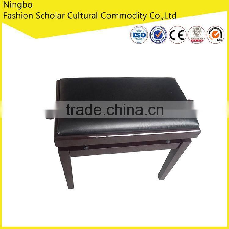 Antique Piano Stools,Piano Key Adjustable Stool with Music Book Storage