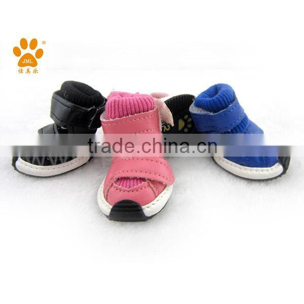 JML new arrival pet products dog & puppy paw protection shoes red winter snow boots