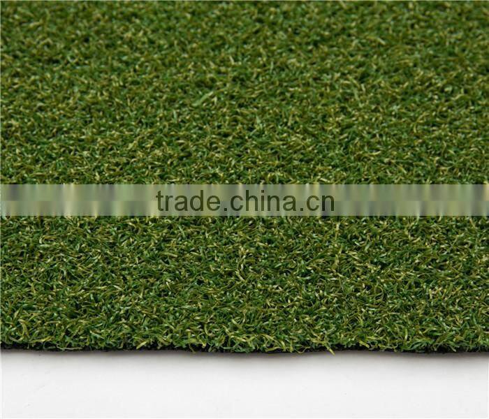Artificial carpet grass mat curled artificial grass for gate ball use