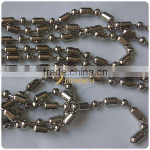 metal bead curtain for space divider and architectural usage