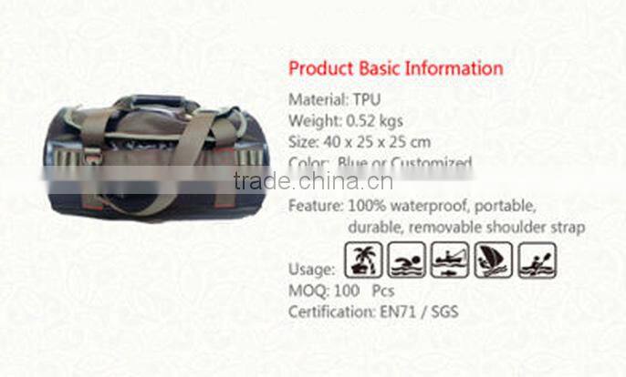 2015 waterproof travel luggage bags for outdoor area(DYB15-036)