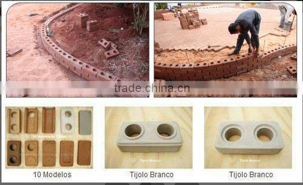 Manual Block Making Machine, interlock brick making machine,eco brava clay brick machine