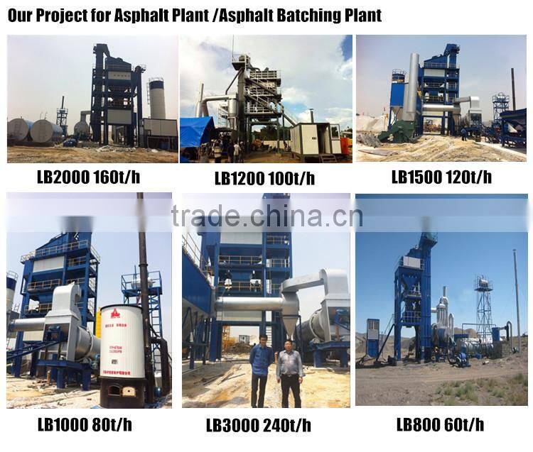 LB1000 Stationary Asphalt Plant Price In indonesia 80t/h