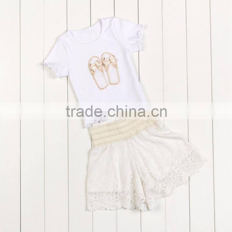 princess girl fancy summer outfits costumes toddler ruffle short lace kids shorts multi-layers shorts with baby girls clothes