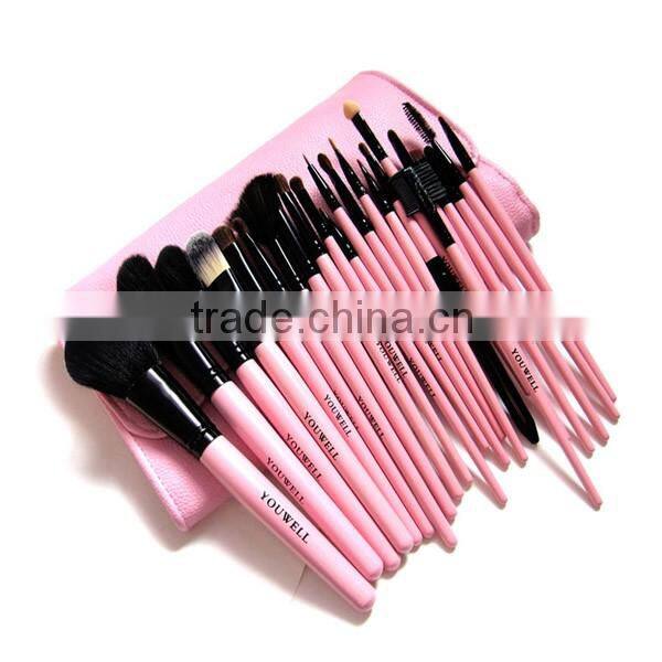 23pcs pink makeup brush set professional cosmetic make-up tools for women