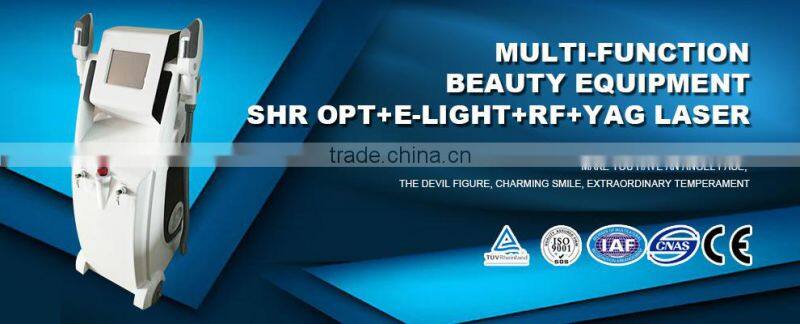 IPL SHR laser hair removal machine with touch screen