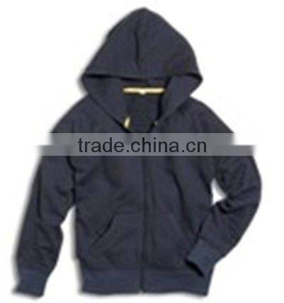 High Quality Fashion 100% Cotton Zipper Men Sweatshirt