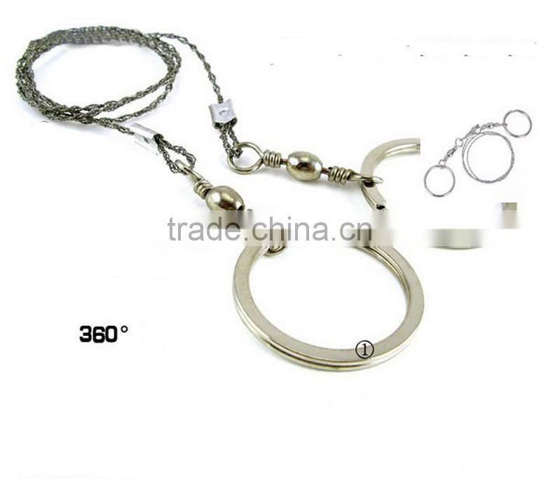 2014 Stainless Steel Wire Rope Pocket Saw Emergency Commando Survival Hunting Saw China
