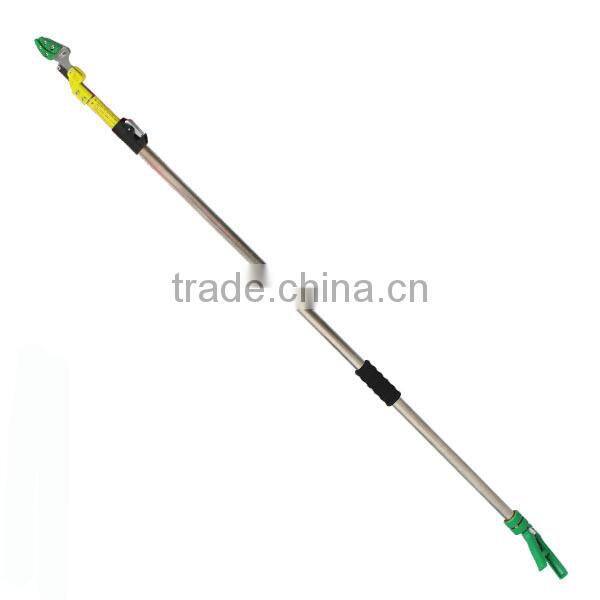 iLOT Stainless Steel Telescopic Extendable Long Reach Tree Pruner Fruit Picker 70.8-122 inch