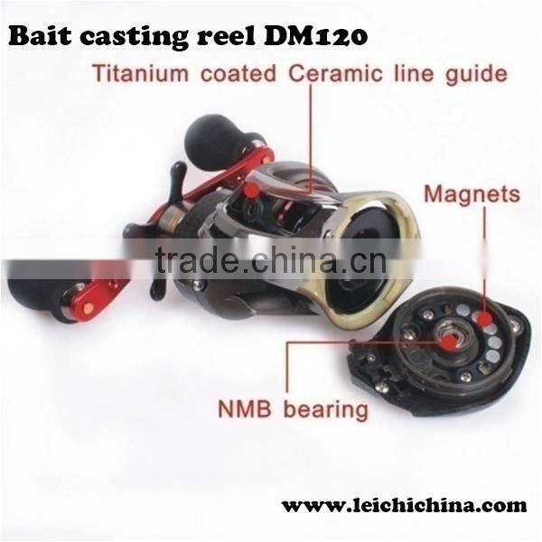 Low profile design with the streamlined shape bait casting reels