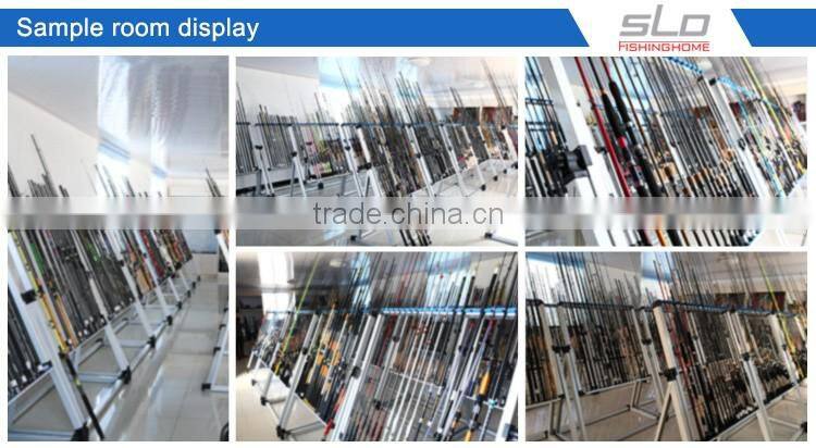 2.0m 2.1m 2.4m Middle heavy bass spin fishing rod and fishing reel combo in carrying bag