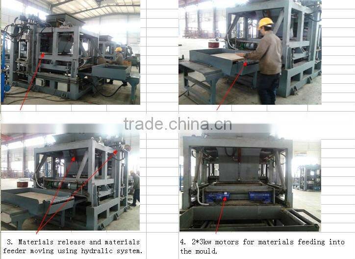hf QT10-15D concrete bricks making machinery for hollow bricks solid bricks color paver and curbstone