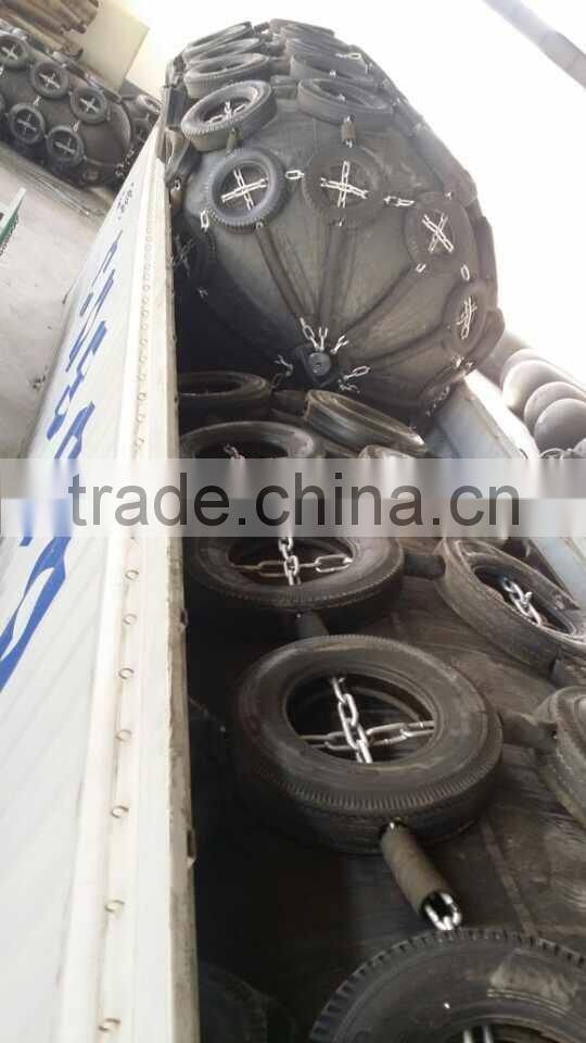 pneumatic marine rubber fender for ship building