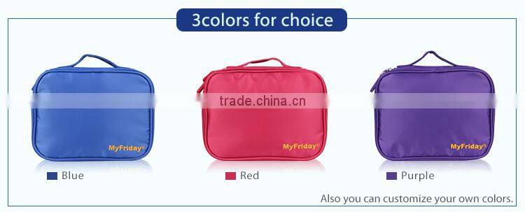 2017 new design roll up cosmetic case hanging cosmetic bag