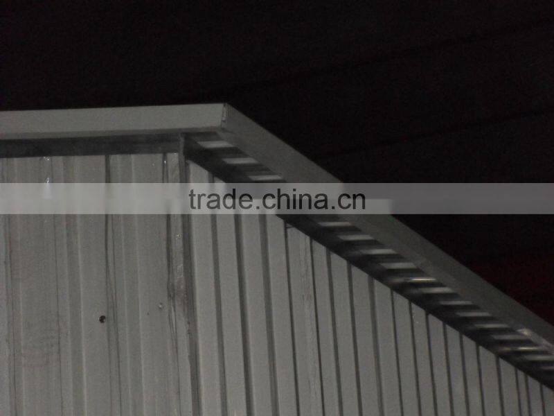 Metal garage with galvanized steel frame carport