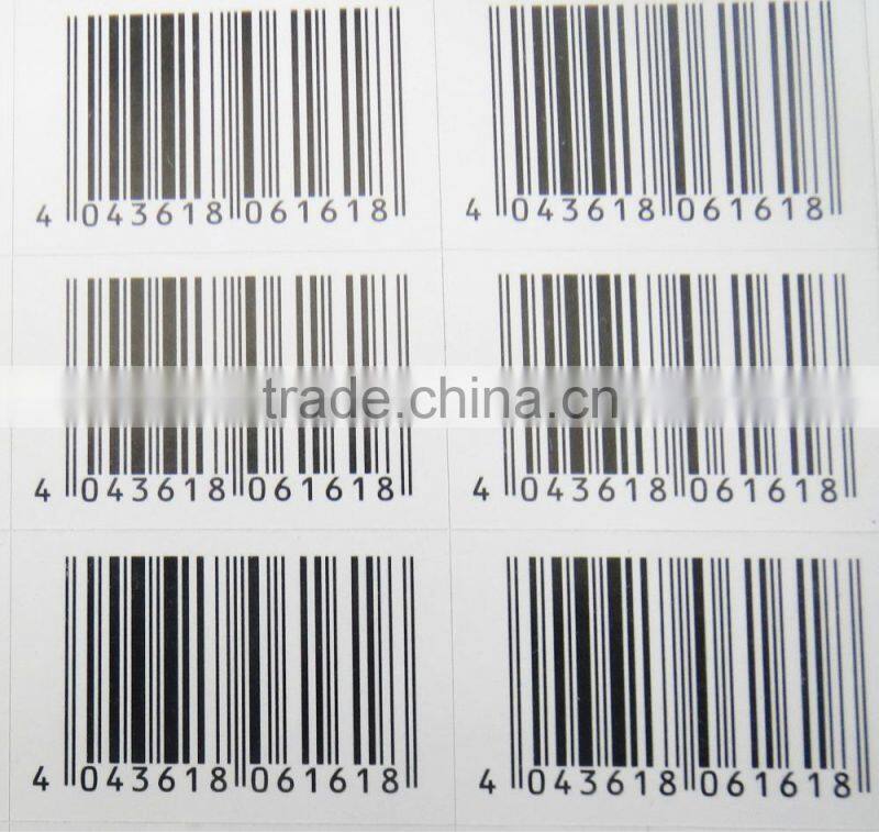 adhesive barcode sticker label printing