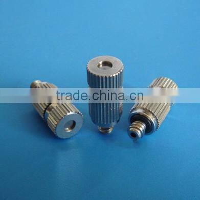 High pressure anti-drop fog spray nozzles