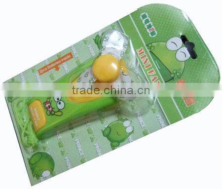 Cartoon foldable portable desk fan