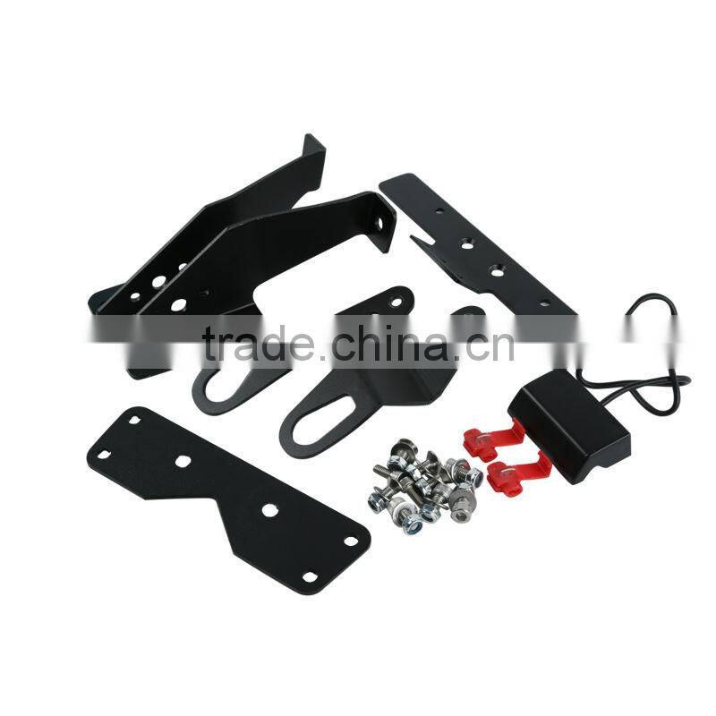 Motorcycle A Set License Plate Bracket For KAWASAKI Z 1000 2007-2009 2008 NEW