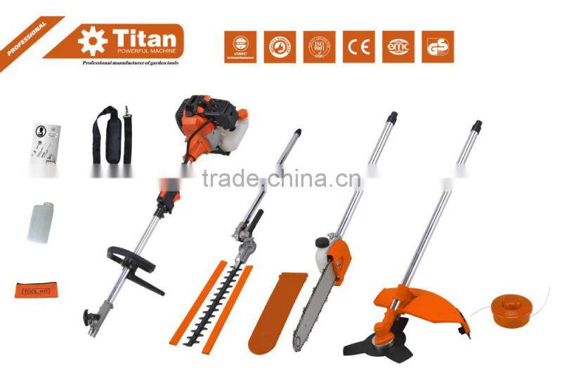 Powered multi-function tools, pole saw, long pole hedge trimmer, grass trimmer ,Extension pole with CE,MD,EUII certificate
