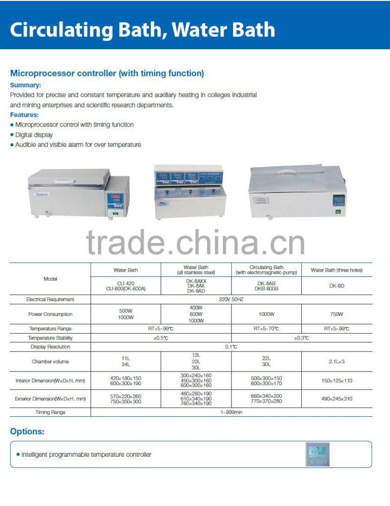 CU-420 Water Bath,Circulating Bath-different model in stock