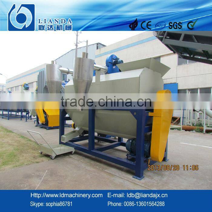 Waste film dust remover/separator