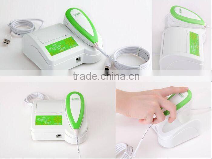 Hot sale new 5.0 MP high resolution CCD USB skin and hair scope analysis/analyzer