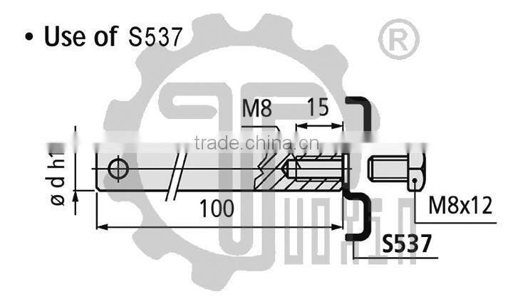 S537 Modular Conveyor System Metal profile Sideguide