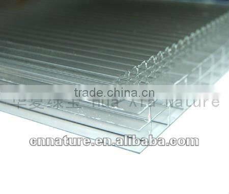 bulue plastic PC hollow sheet