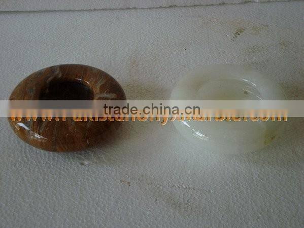 Wholesale hand painted ONYX CIGARETTE ASHTRAY HANDICRAFTS