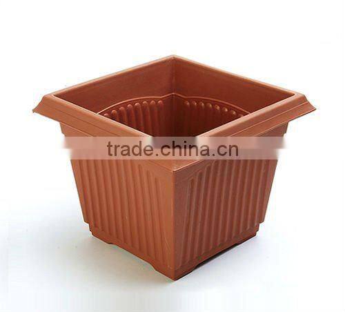 square garden plastic terracotta pots wholesale