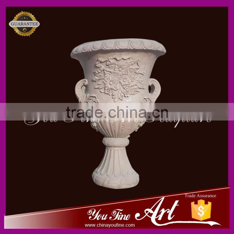 outdoor marble planter for sales