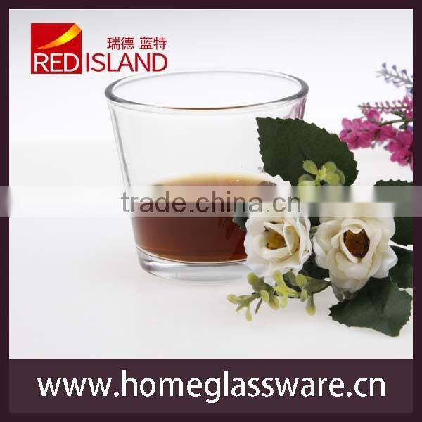 glass factory supply vodka shot glass, vodka drinking glass cup