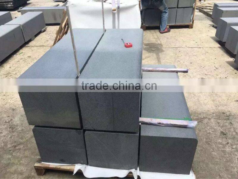 hainan black basalt saw cut cobblestone