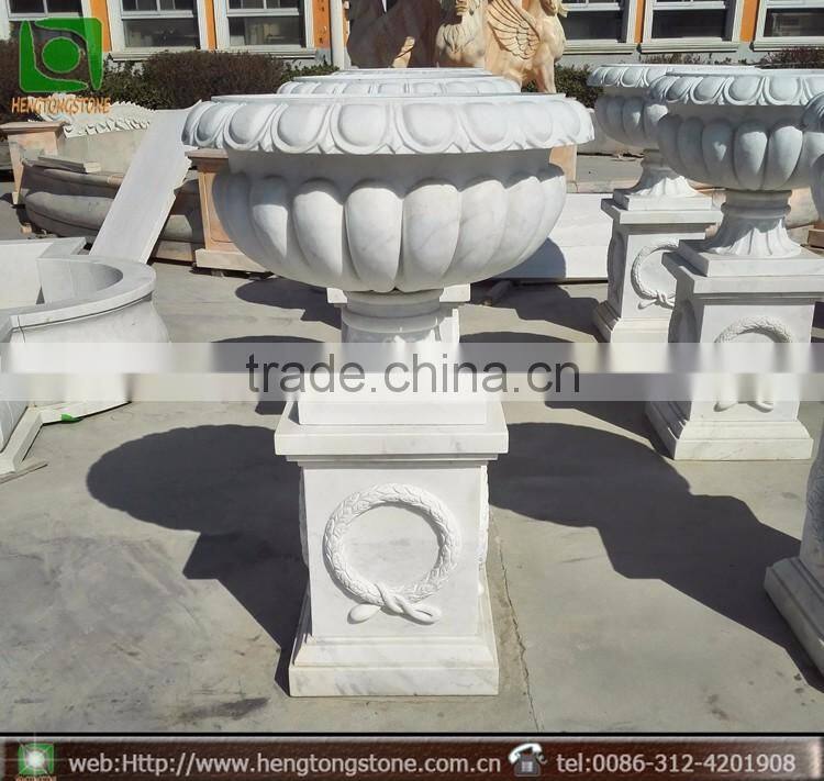 Big Outdoor Garden Stone Flower Pots