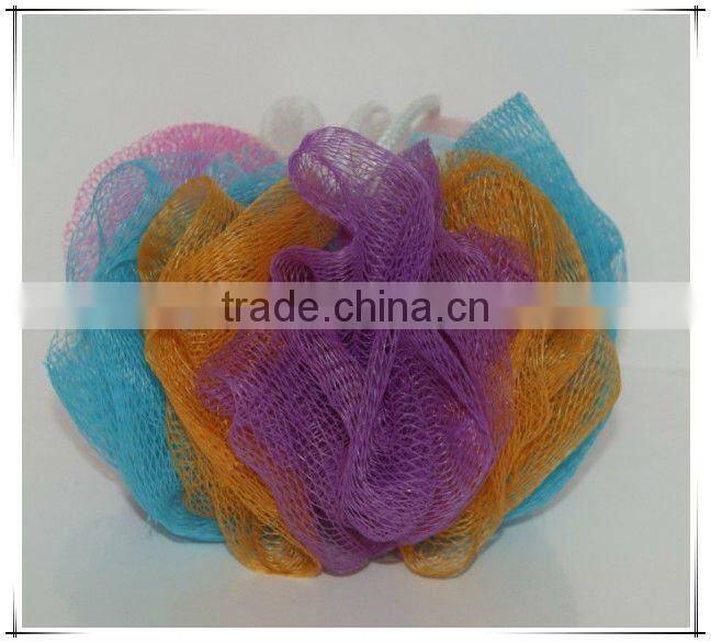 Hanging Plastic Cheap Colored Bath Sponges