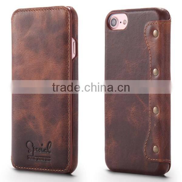 Universal 4.7 Inch Flip Leather Phone Case With Card Slot For iPhone 6 6s 7