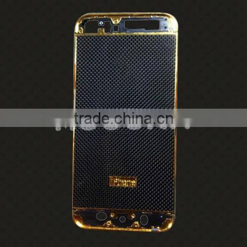 High quality new design housing for iphone 5/5s carbon fiber back housing factory price,carbon fiber phone housing