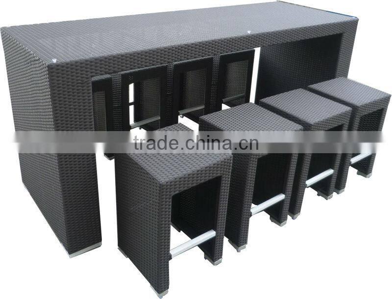 simple leisure bar set 6PCS outdoor bar furniture set