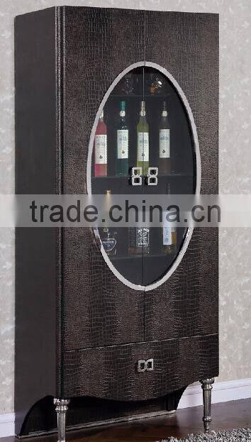 Hotsale luxury antique home furniniture living room MDF wine cabinet