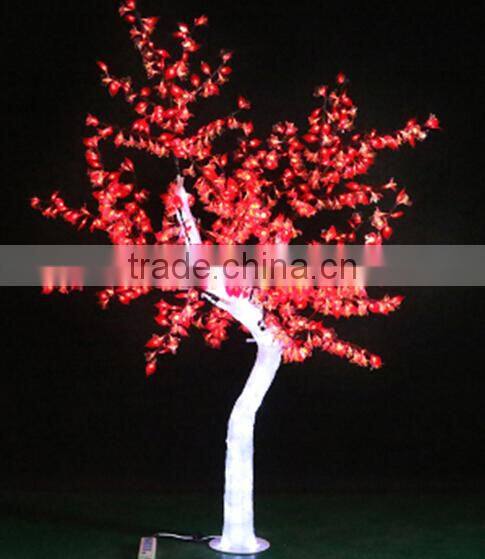 Home garden decorative 230cm Height outdoor artificial cyan with pink flashing LED solar lighted up trees EDS06 1419