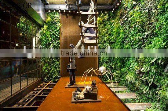 2015 new designed high quality artificial plant wall/decorative artificial vertical garden wall