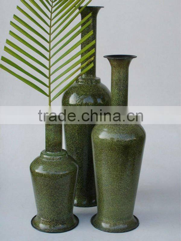 Marbleized Flower Vases