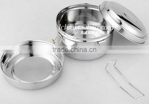 stainless steel round lunch box