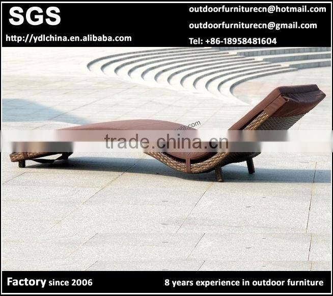 OEM factory custom make SGS HDPE rattan wicker sofa lounge