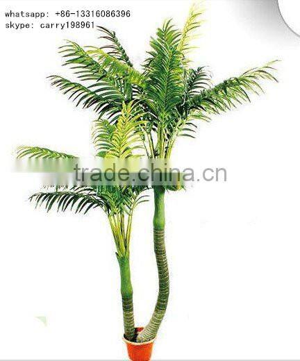 LXY081809 wholesale ornamental plants bonsai artificial areca palm bonsai tree